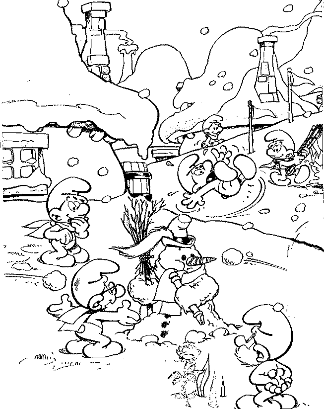 Smurfette Coloring Pages For Kids 149 | Free Printable Coloring Pages