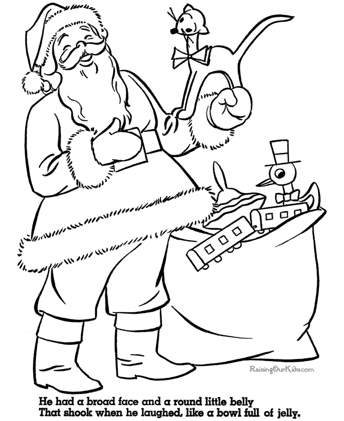 Santa Claus coloring pages | Free coloring pages