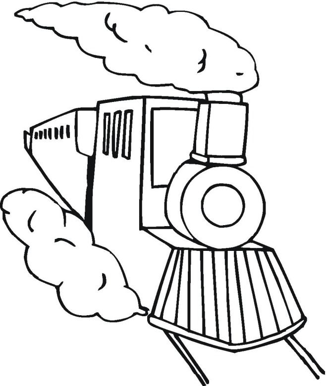 Toy Train Coloring Pages - KidsColoringSource.