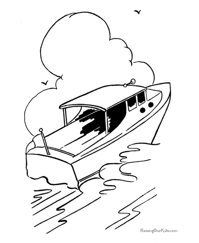 Airplane, Boat, Motorbike , Car - Coloring Pages | Wallpapers