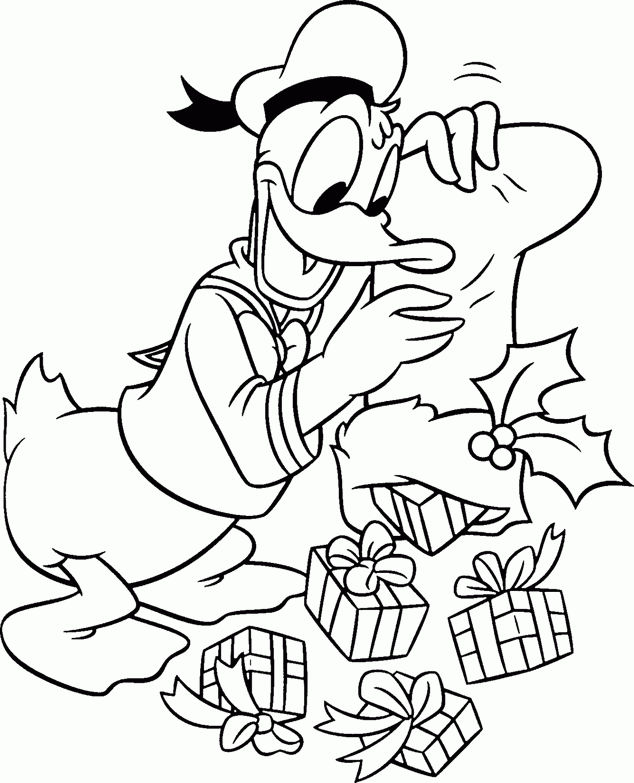 Disney and Cartoon Christmas Coloring Pages!