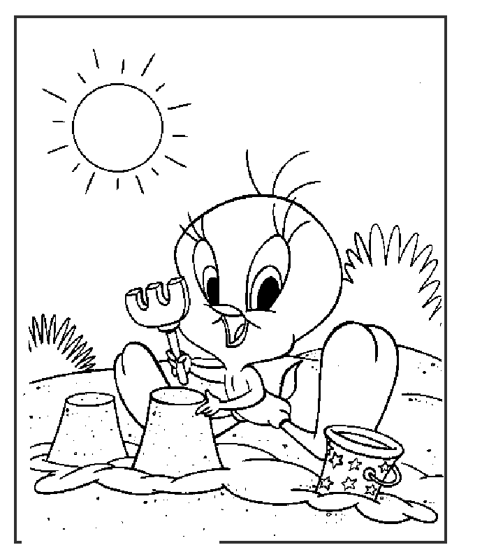 tweetie pie Colouring Pages