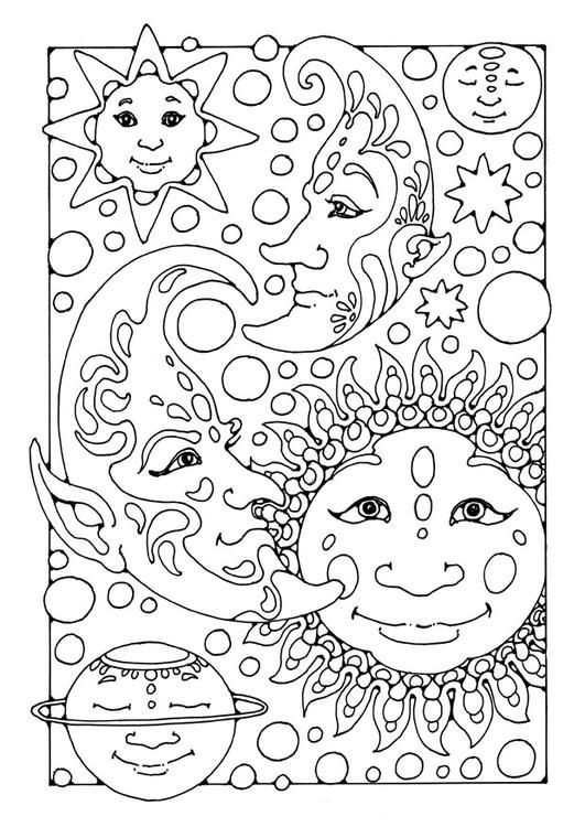 Difficult Colouring Pages - Coloring Pages for Kids and for Adults
