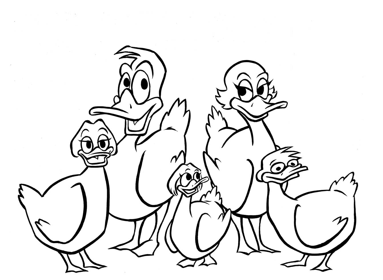 Cute Duck Coloring Sheets | Coloring Online