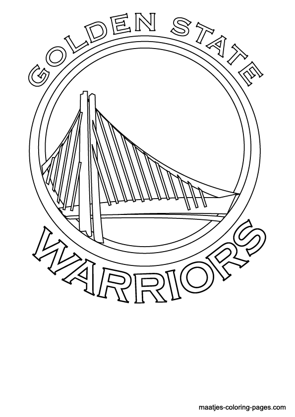 13 Pics of Warriors Logo Coloring Page - Golden State Warriors ...