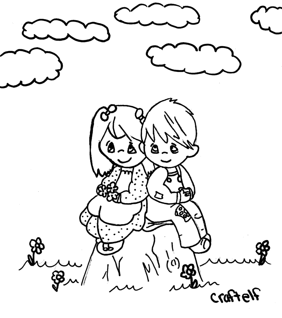 coloring pages for boys and girls colouring pages boy and girl ...