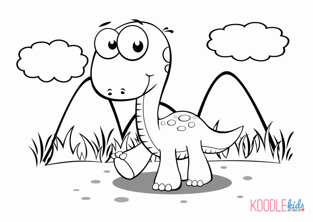 Coloring Pages: Cartoon Dinosaurs Coloring Pages Dinosaur Coloring ...