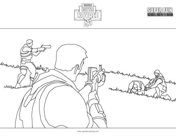 Fortnite Coloring Pages - Super Fun Coloring