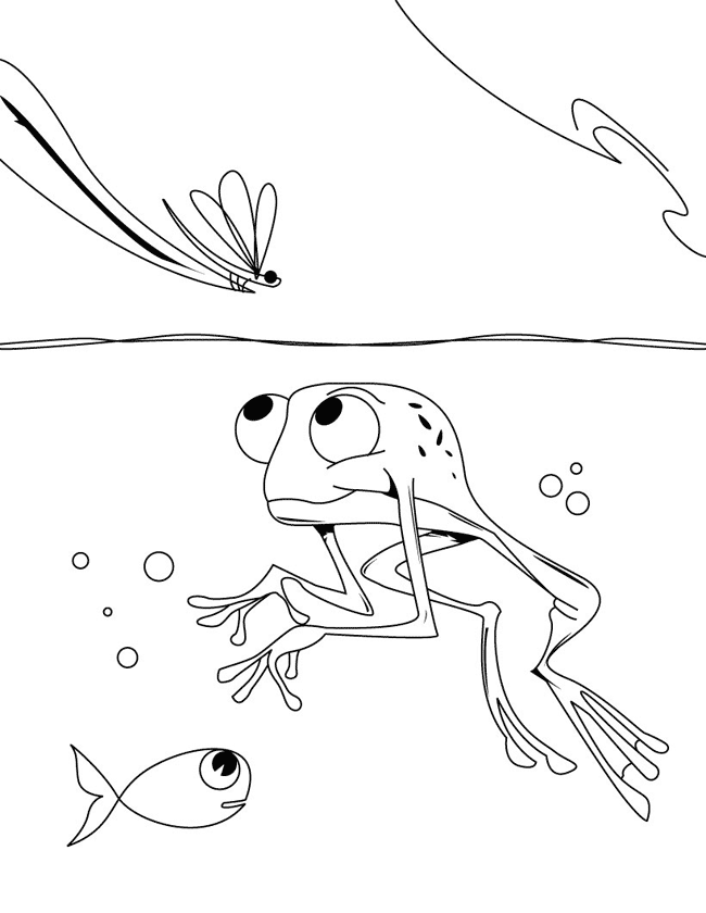 Poison Dart Frog coloring page - Animals Town - Free Poison Dart