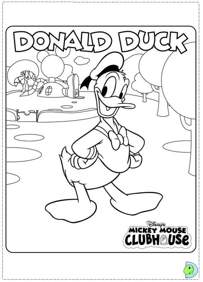 Mickey Mouse Clubhouse Coloring page- DinoKids.org