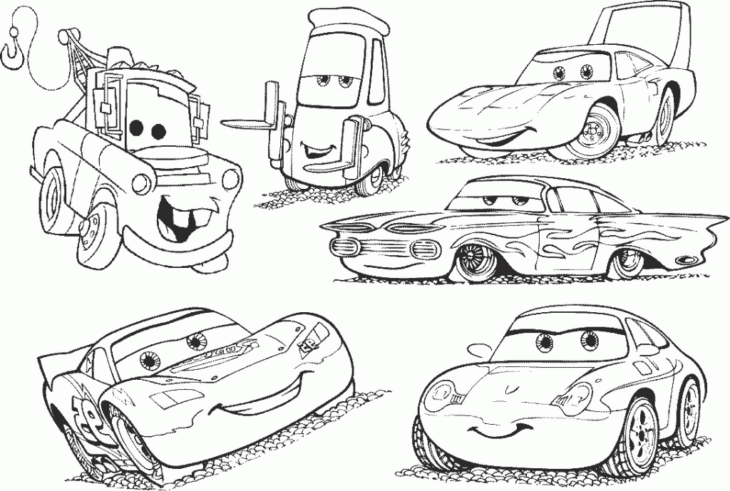 Cars Coloring Pages Pdf - Coloring Page
