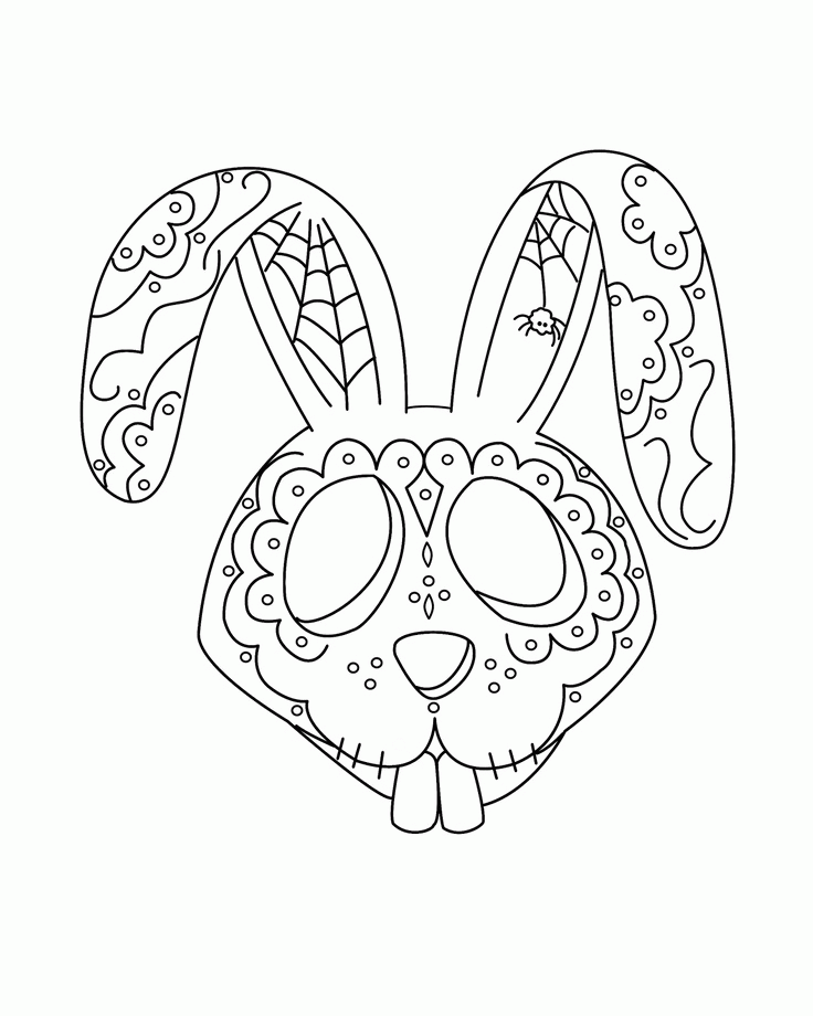 Dia De Los Muertos - Coloring Pages for Kids and for Adults