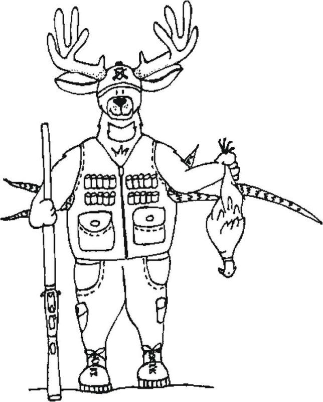 Free Printable Hunting Coloring Pages For Kids Duck Hunting ...