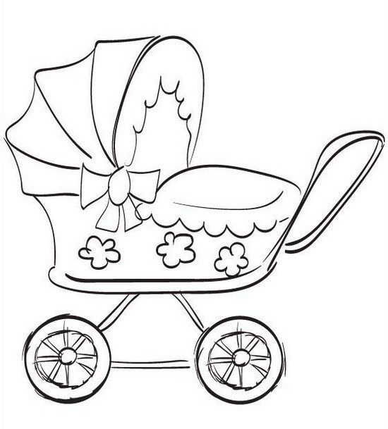 best baby stroller coloring page | Baby strollers, Best baby strollers,  Stroller