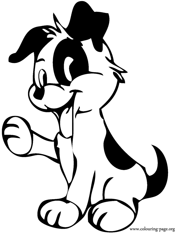 Puppy Printable - Coloring Pages for Kids and for Adults