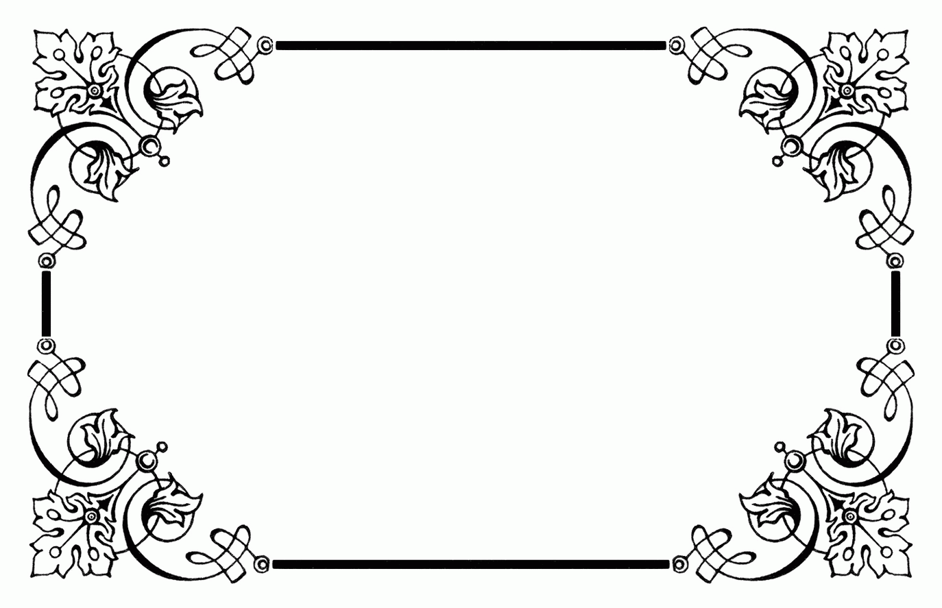 Frame Coloring Pages Clipart - Free to use Clip Art Resource