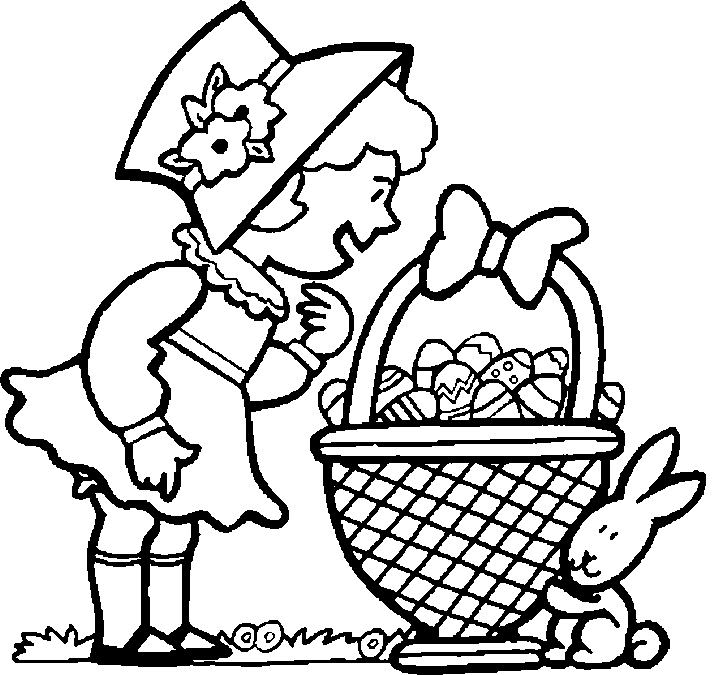 Easter Coloring Pages - Free Printable Easter Cards » Arts and
