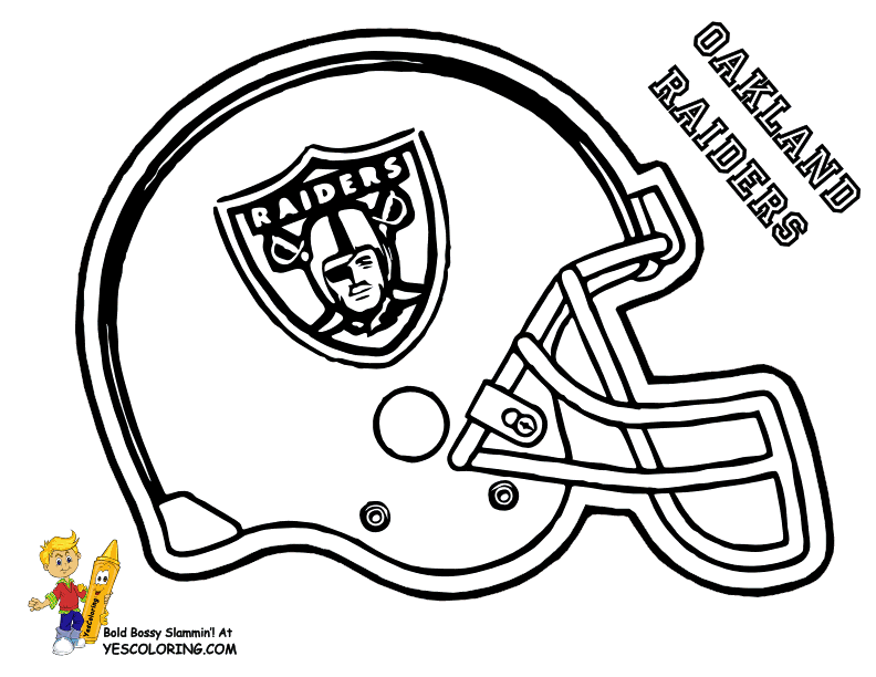 raiders helement Colouring Pages
