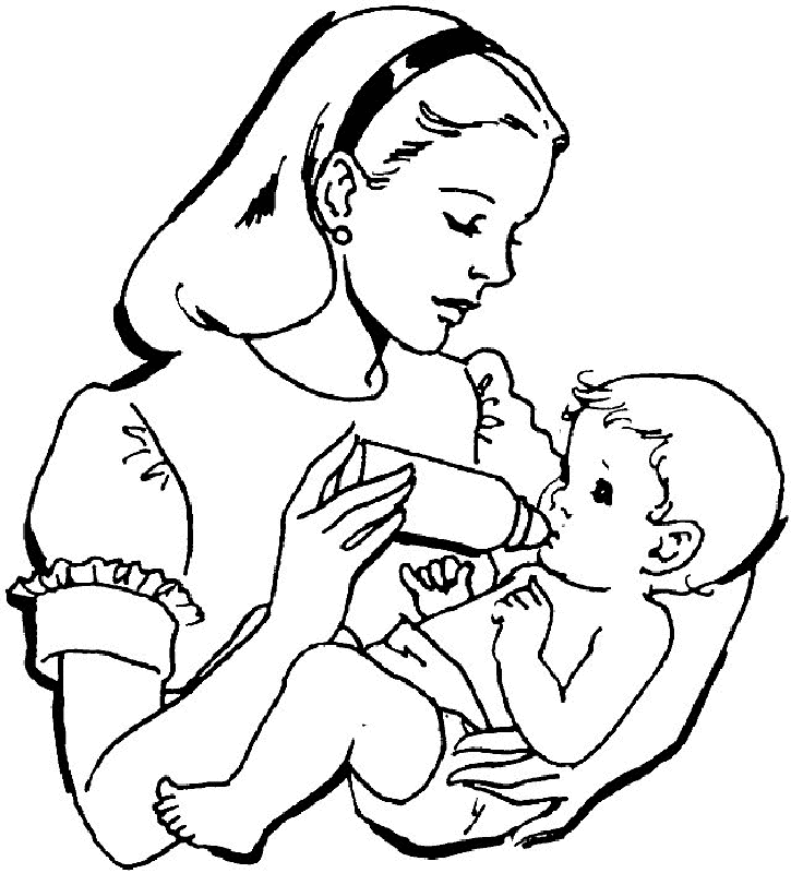 Baby | Free Printable Coloring Pages – Coloringpagesfun.