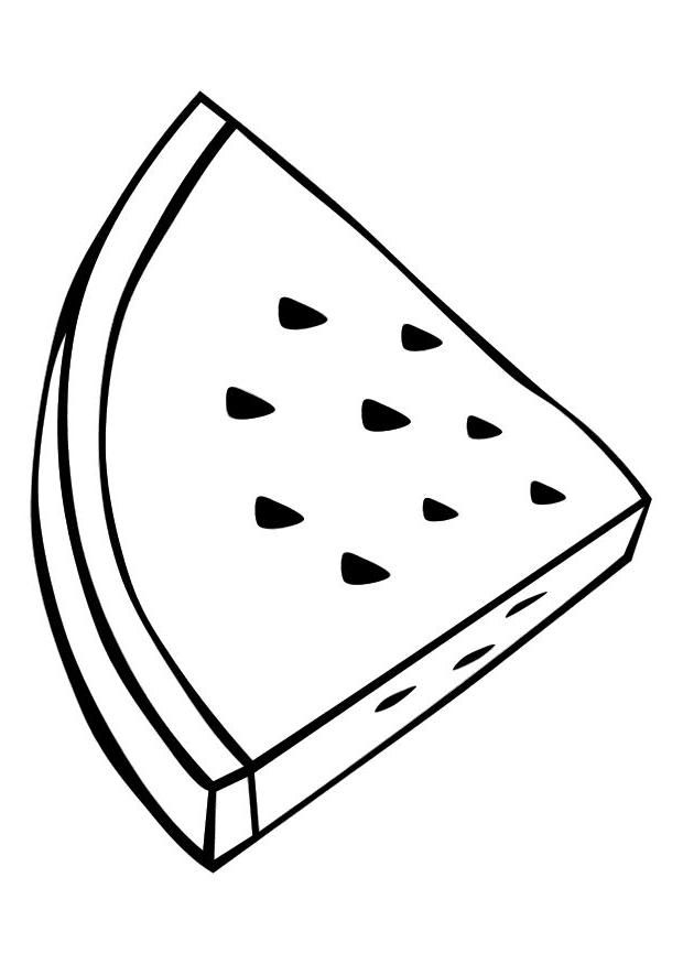 Printable Watermelon Coloring Pages For Kids | Coloring Pages
