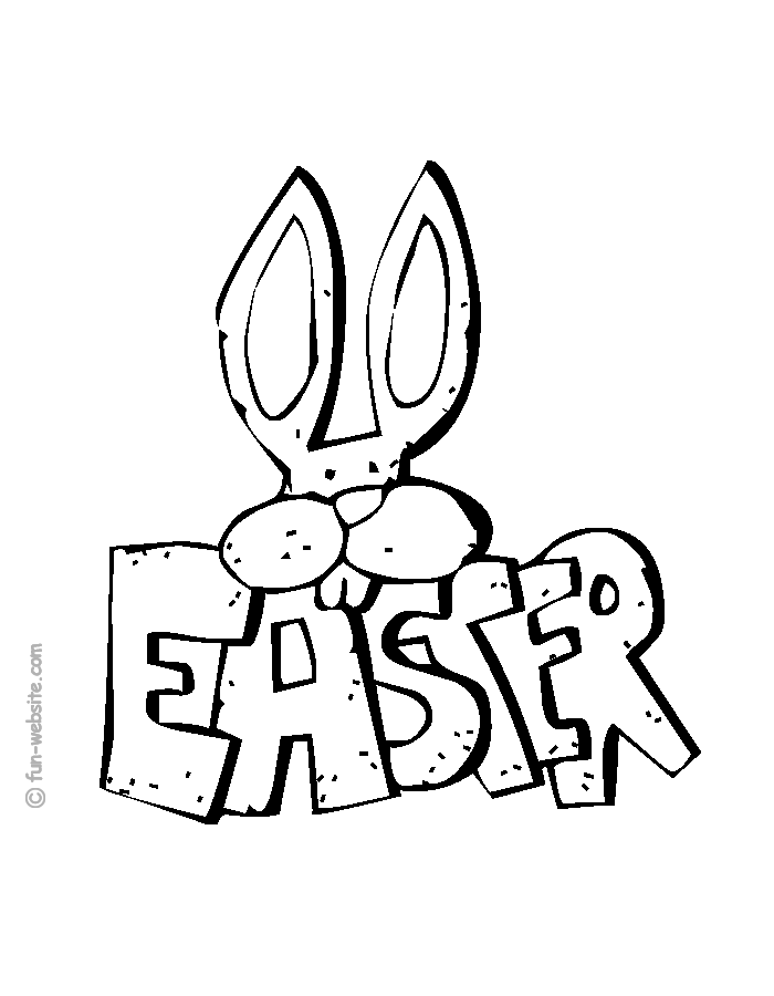 Easter Coloring pages Free Printable Download - Laut Digital