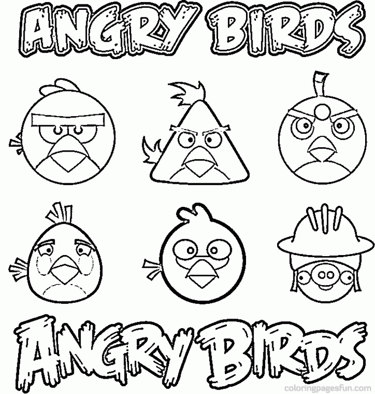 Angry Birds Coloring Pages 12 | Free Printable Coloring Pages