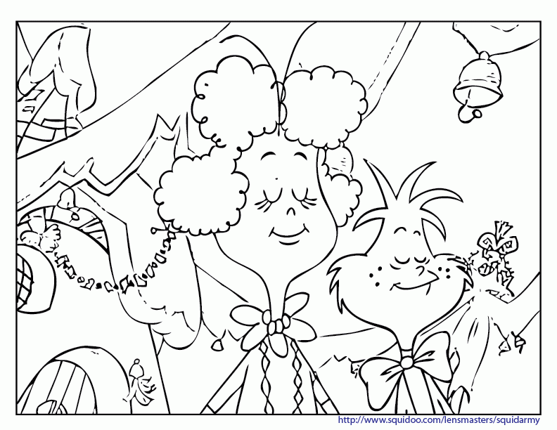 Grinch coloring pages - Squid Army