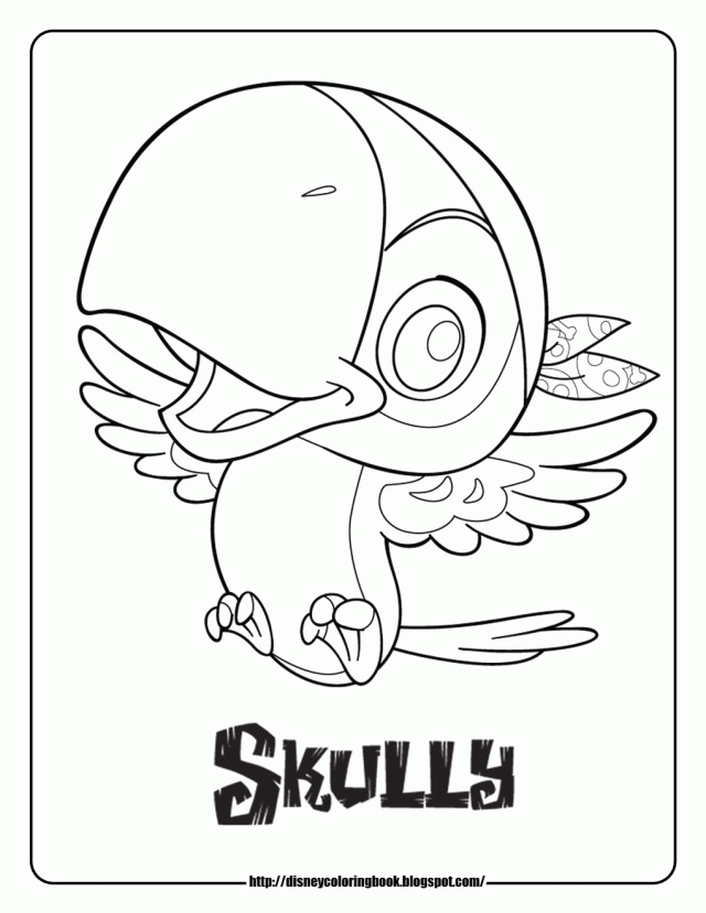 Cute Jake And The Never Land Pirates Coloring Pages Sheets Skully