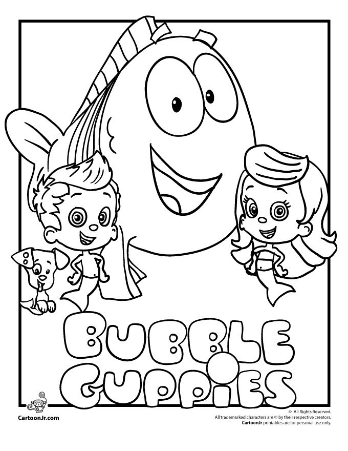Bubble Guppies Coloring Pages | Morgan :: Coloring Sheets