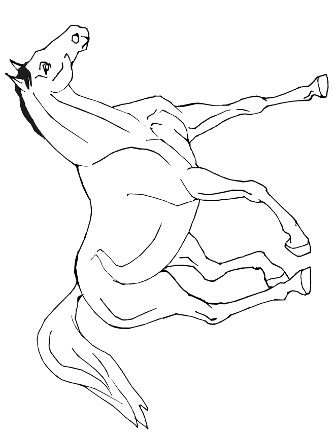 Horses-for-coloring-pages-3 | Free Coloring Page Site