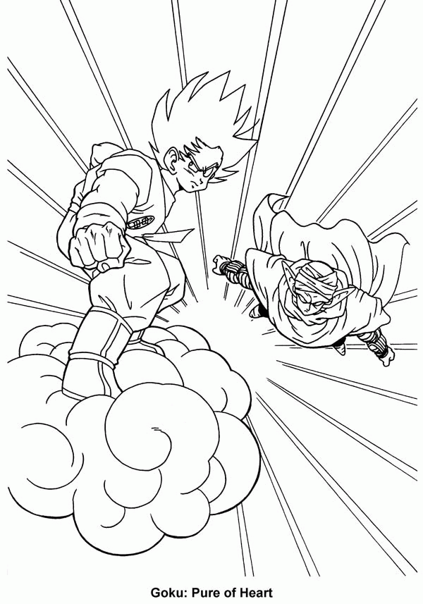 Dragon Ball Z Coloring Pages Piccolo - High Quality Coloring Pages