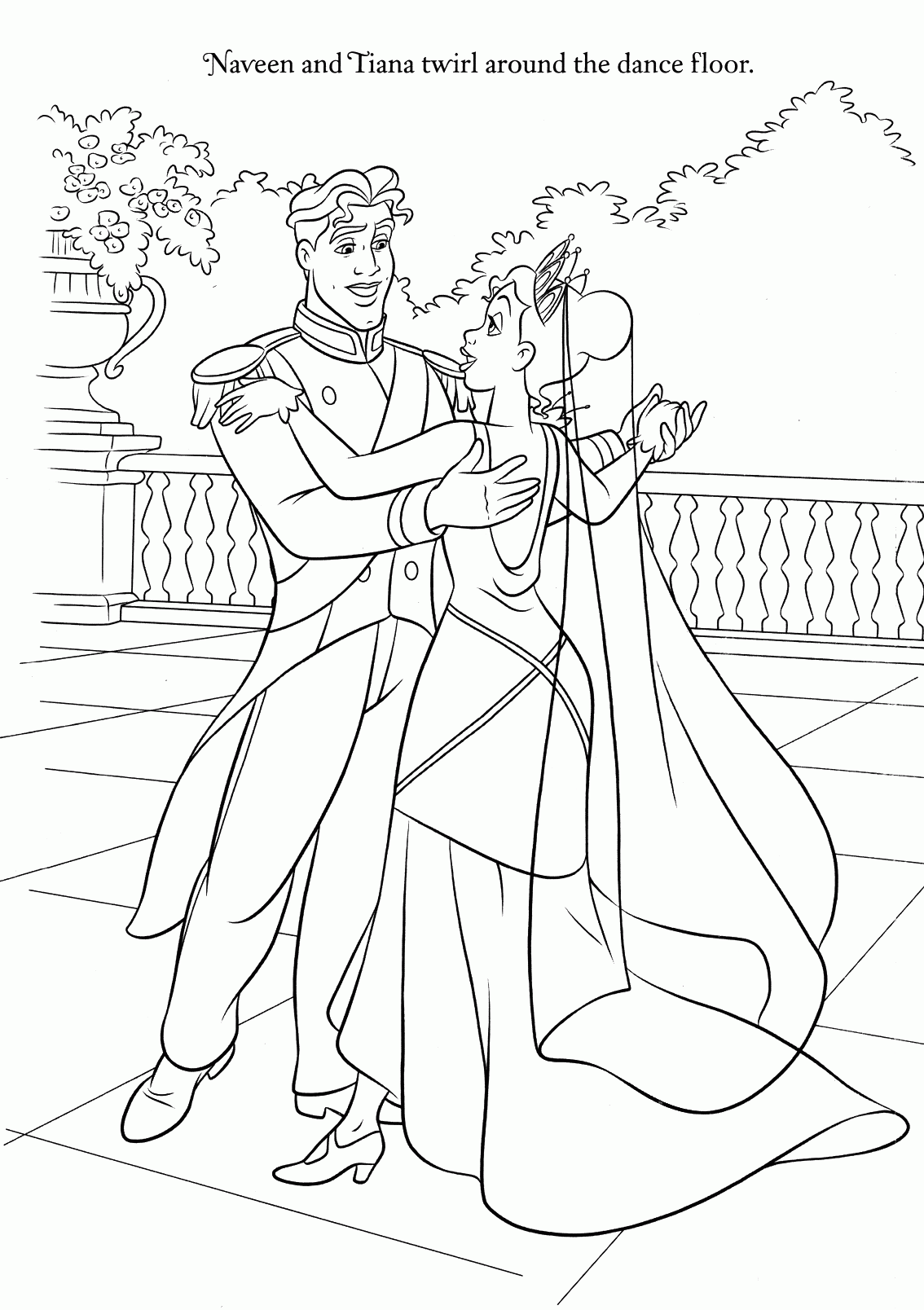 Disney Wedding Coloring Pages - Coloring Page