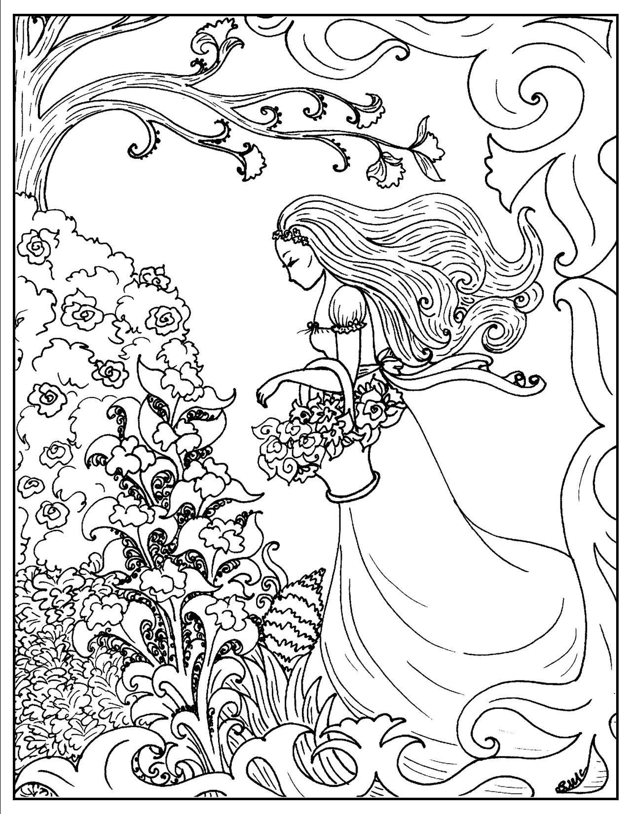 Art Nouveau Coloring Pages | S.Mac