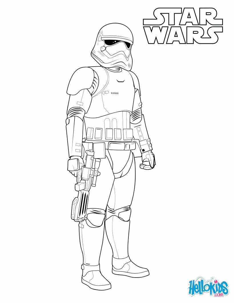 STAR WARS coloring pages - Stormtrooper