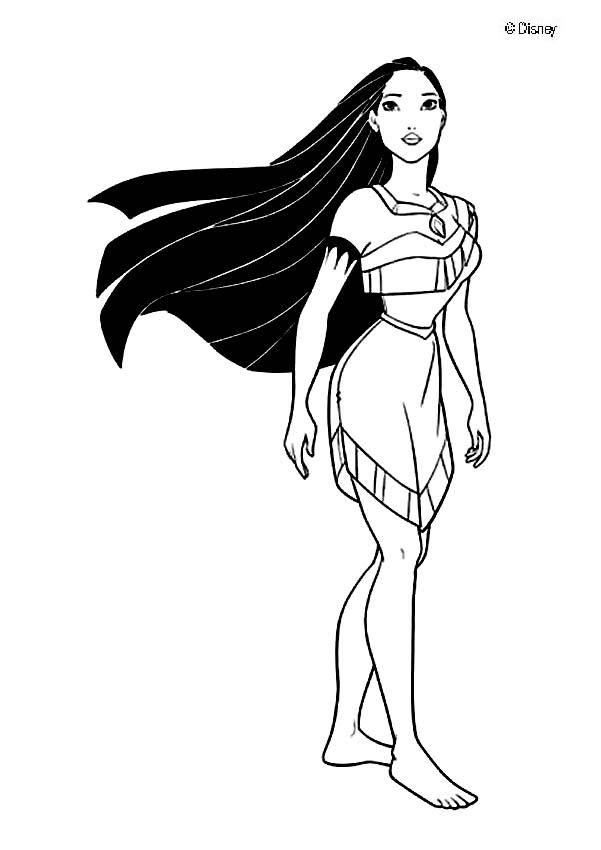 Pocahontas coloring pages : 15 free Disney printables for kids to