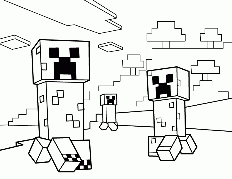 Minecraft Coloring Pages in Games Category - Gianfreda.net