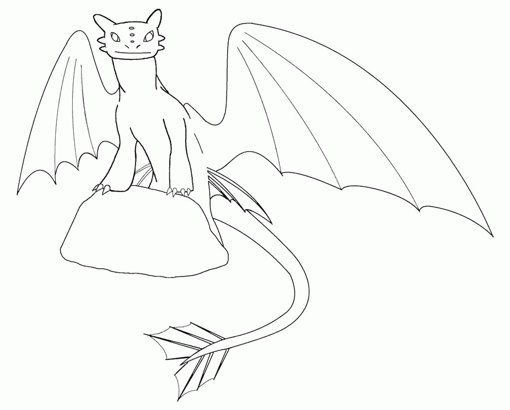 14 Pics of Chibi Toothless The Dragon Coloring Pages - How to ...