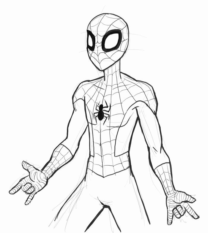 32 Miles Morales Coloring Page in 2020 | Spiderman drawing, Drawing  superheroes, Marvel drawings
