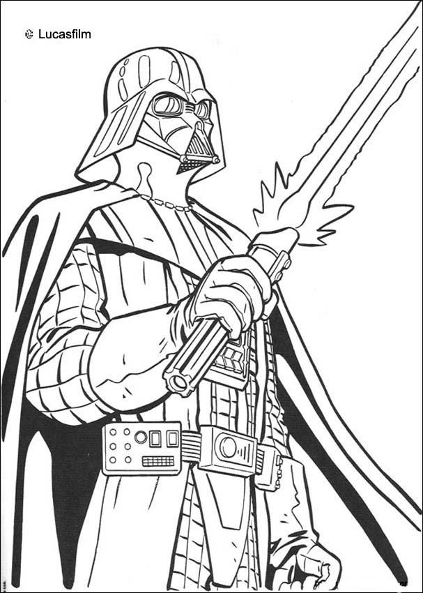 STAR WARS coloring pages - Darth Vader