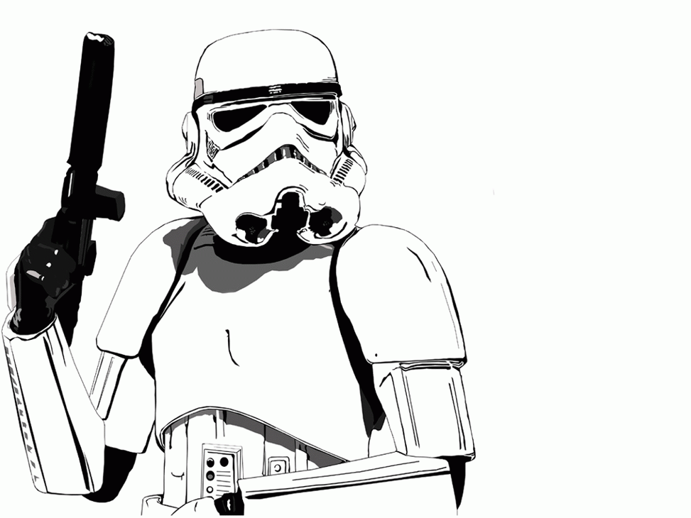 Star Wars Line Art Clipart - Free to use Clip Art Resource