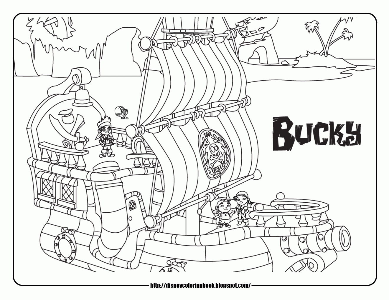 Jake And The Neverland Pirates Coloring Pages (19 Pictures ...