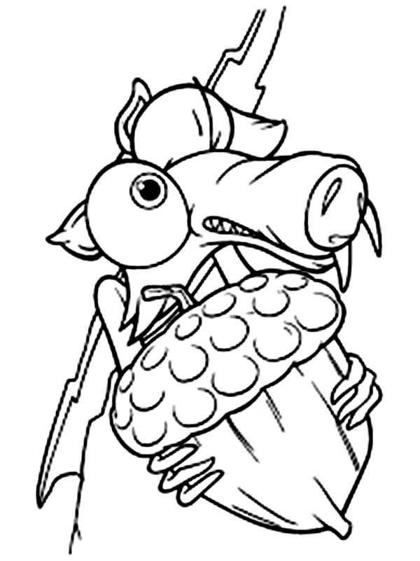 The Animals of the Ice Age Manny Sid and Diego Coloring Pages ...