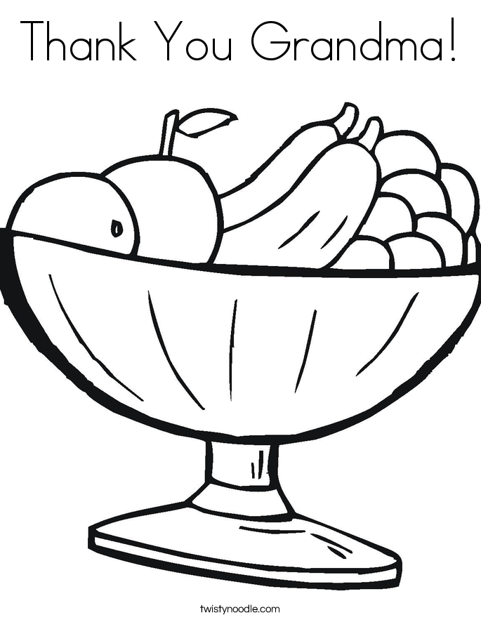 fruits bowl drawing easy - Clip Art Library