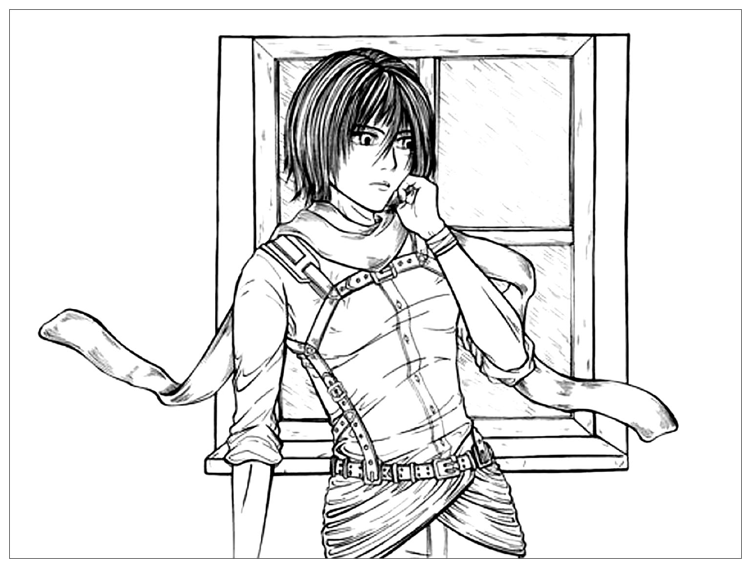 Attack on titan to print - Attack On Titan Kids Coloring Pages