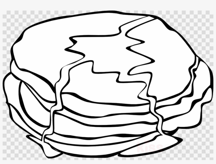 Breakfast Food Coloring Pages Clipart Breakfast Pancake ...