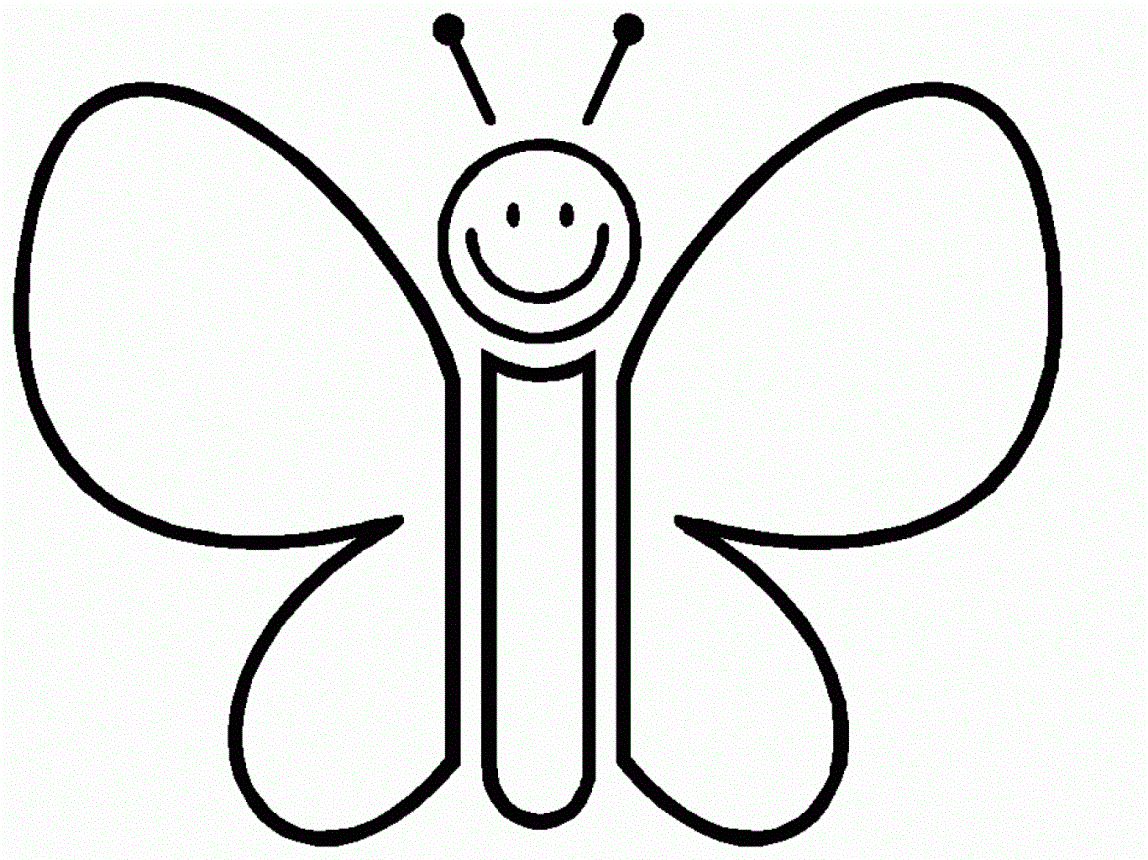 Printable Butterfly Coloring Pages Kids - Colorine.net | #12855
