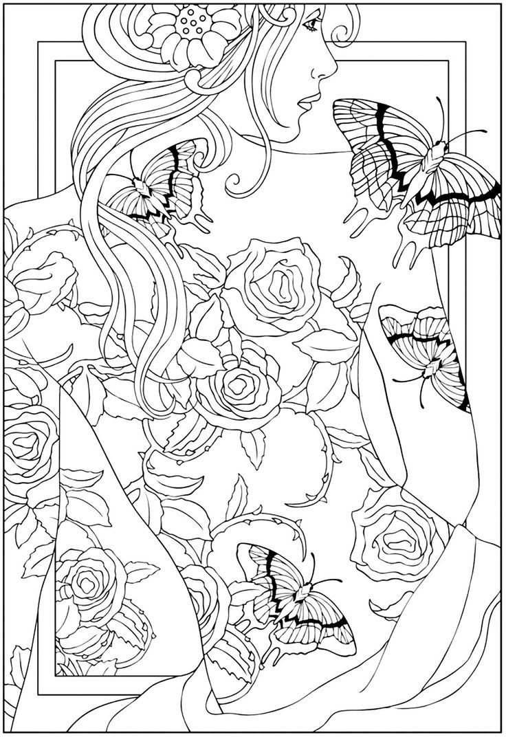 Coloring Pages for Grown Ups for Free: 37 Coloring Sheets ...