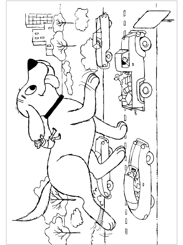 Coloring Page Clifford Coloring Pages 4. Clifford The Big Red Dog ...
