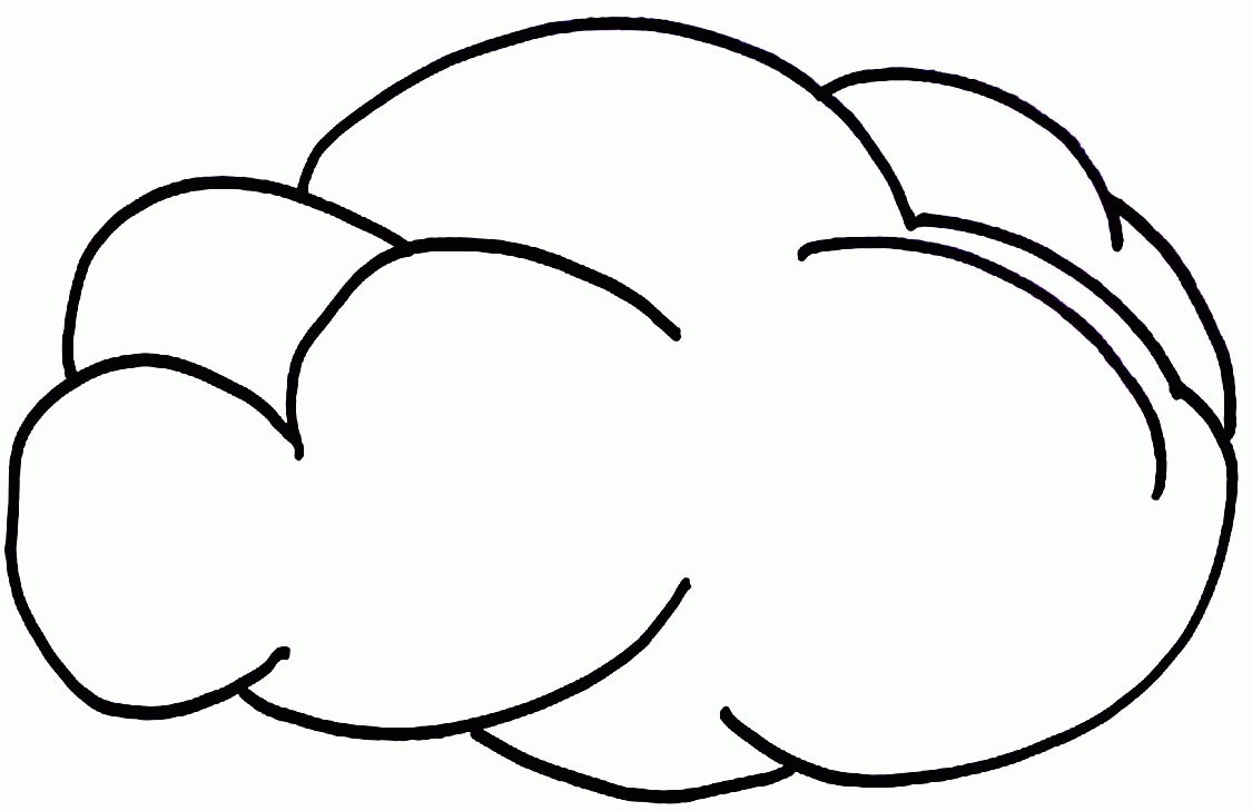Randomized Free Printable Cloud Coloring Pages For Kids - Widetheme