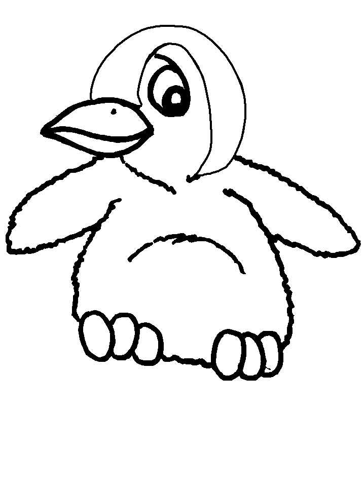 Baby Penguin Coloring Pages | Clipart Panda - Free Clipart Images